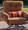 Meadowcraft Wrought Iron Patio Vinings D/S Swivel