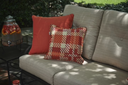 Meadowcraft Monticello Wrought Iron Patio Deep Seating Sofa