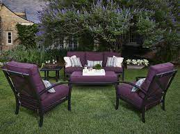 Meadowcraft Patio Monticello Deep Seating Wrought Iron Sofa
