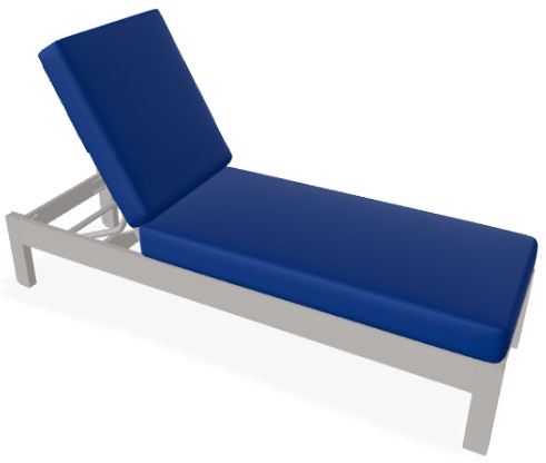 Telescope Replacement Cushion for Leeward MGP Cushion Chaise Seat Outdoor Furniture