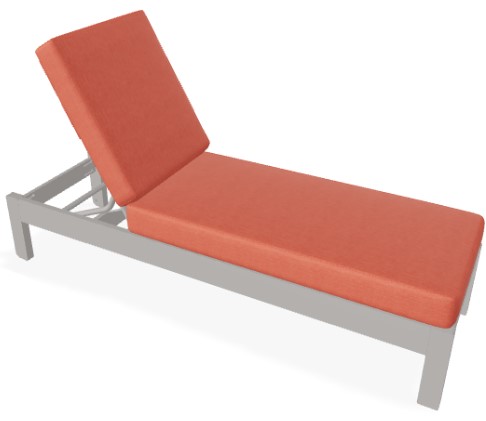 Replacement Cushion for Leeward MGP Cushion Chaise Seat Outdoor Living