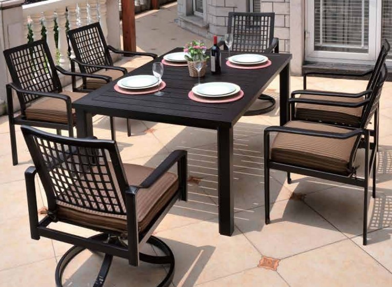 Sherwood 44" x 68" Rectangular Table Patio Furniture