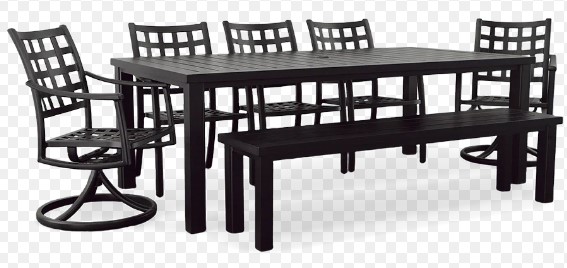 Sherwood 16" x 70" Long Bench Outdoor Furniture
