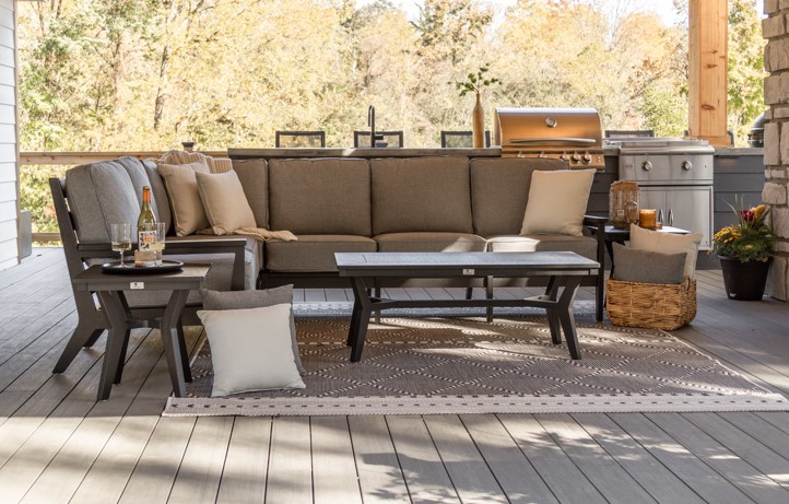Berlin Gardens Mayhew Left Arm Sofa Outdoor Furniture