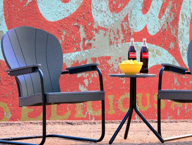 Hershyway Poly Manchester Arm Set Only Outdoor Furniture