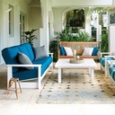 Outdoor Couch Leeward MGP Cushion Supreme Three-Seat Sofa