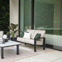Outdoor Couch Larssen Cushion MGP Two-Seat Loveseat w/Arms