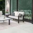 Outdoor Sofa Larssen Cushion MGP Two-Seat Loveseat w/Arms