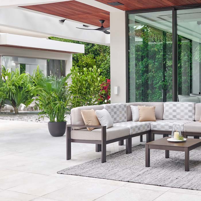 Outdoor Couch Sectional Larssen Cushion MGP Arm/End Section
