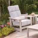 Outdoor Chair Leeward MGP Cushion Supreme Hidden Motion Arm Chair