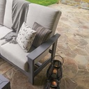 Outdoor Sofa Leeward MGP Cushion Supreme Hidden Motion Loveseat