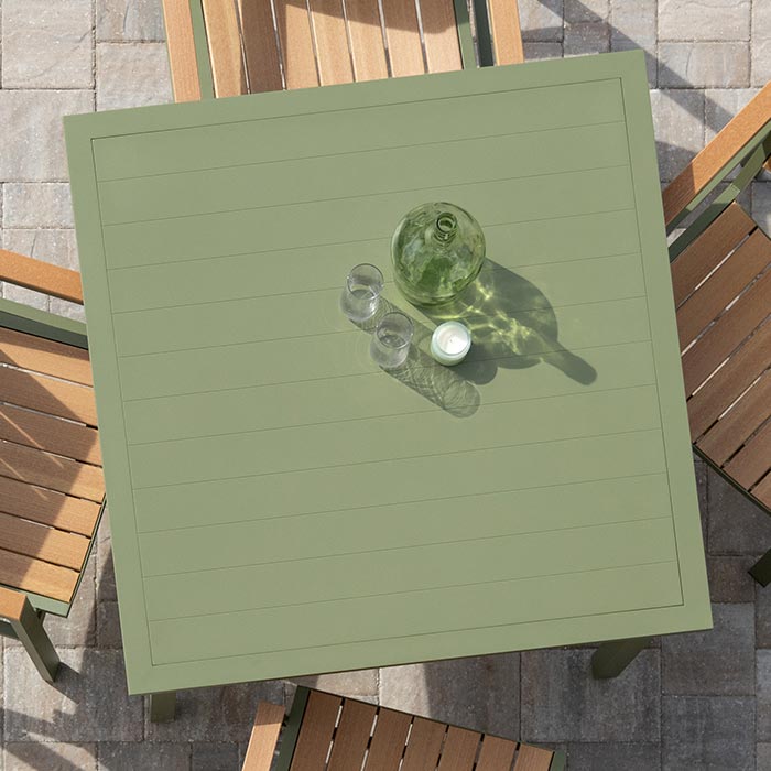 Vida 44" Square Bar Height-Poly Top Outdoor Table
