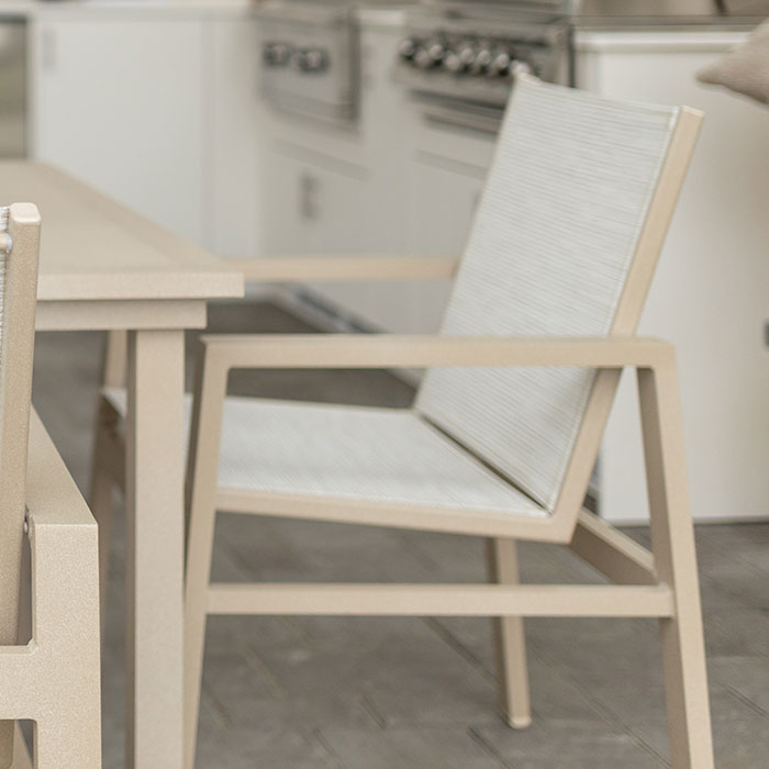 Vida Outdoor Sling Dining Chair