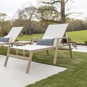 Vida Sling Outdoor Chaise Lounge with Arms