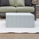 Lily Hive 18x30x13 Rectangle Patio Pouf