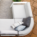 Larssen Cushion Backless Curved Corner Section Patio Furniture