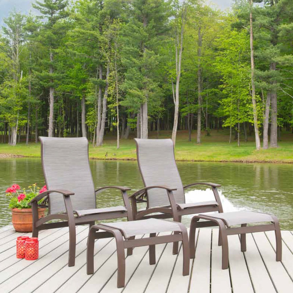 Kendall Sling Stacking Chat Height Chair