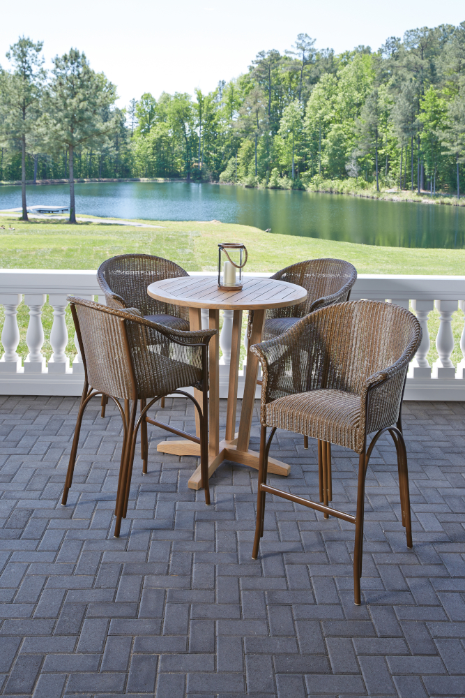 Universal Teak 30" Round Balcony Table