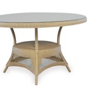 Universal Loom 49" Round Umbrella Dining Table