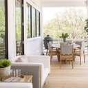 Universal Teak 52” Rectangular Fire Table