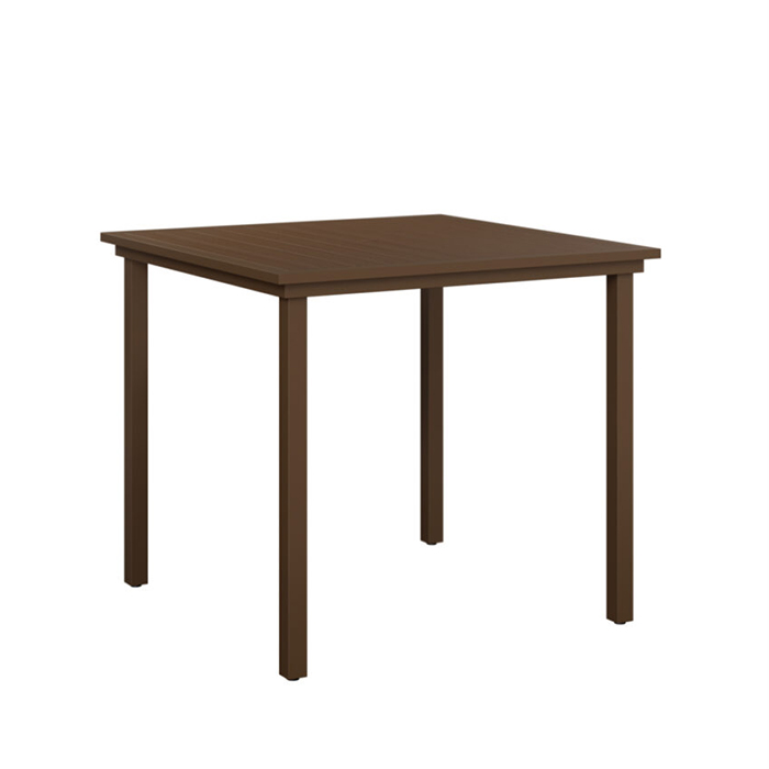 Vida 44" Square Table Bar Height-Poly Top