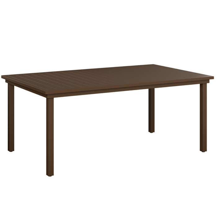Vida 44" x 73" Table Dining Height-Aluminum Top