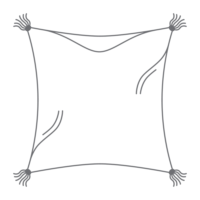 Lily Hive 20x20 Tasseled Fiber Throw Pillow