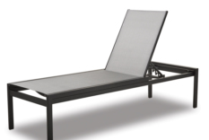 Kendall Sling Lay-Flat Stacking High Bed Armless 18" Chaise