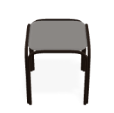 Marine Grade Polymer 17" Square End Table