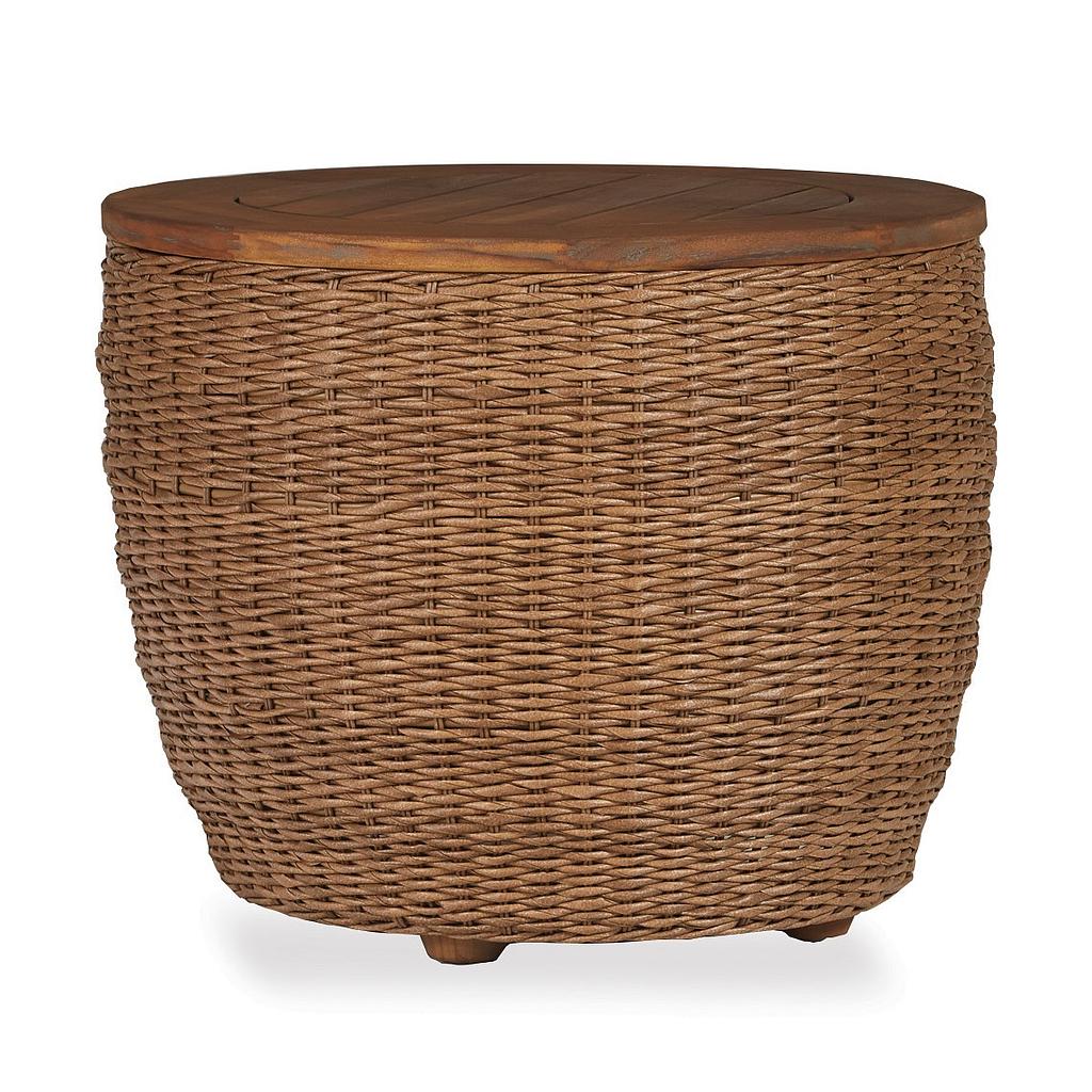 Tobago 24" Round Barrel End Table