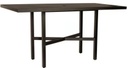 Tri-Slat 36" x 48" Rectangular Dining Umbrella Table