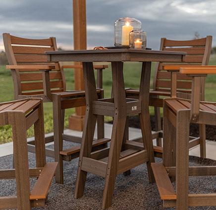 Bristol bar chairs and bristol bar table from berlin gardens