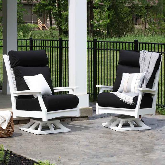 Classic Terrace deep seating swivel chairs