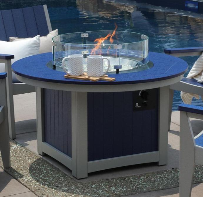 Donoma 44&quot; Round Dining Fire Table