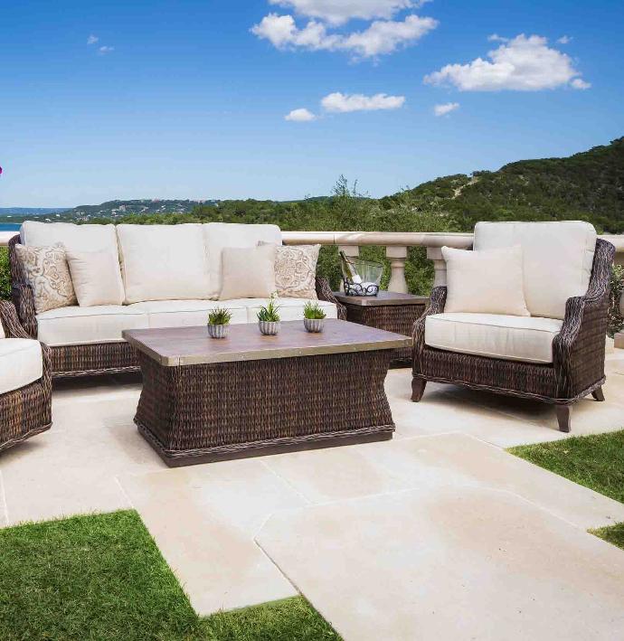Monticello Sofa and Monticello Lounge Chair from Patio Renaissance