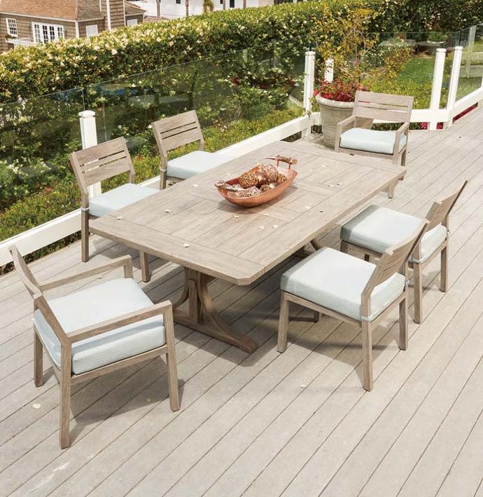 New Hampton Rectangular Dining Table Patio Renaissance