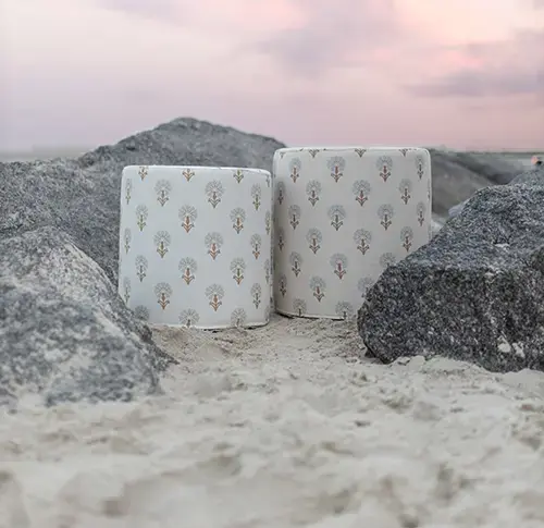 Lily Hive Outdoor Pillows Poufs