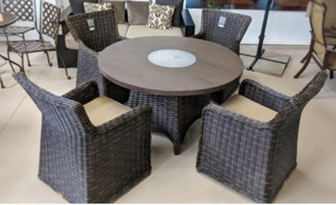 Patio Renaissance Universal Accessories Outdoor Square Back Bistro Chair