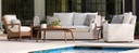 Charlotte LF One Arm Loveseat