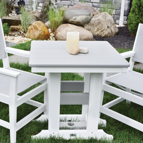 Garden Classic 28" Square Table Bar Height Berlin Gardens Furniture