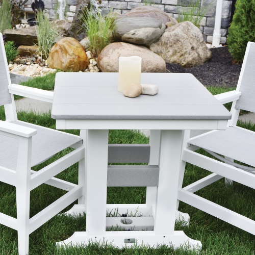 Garden Classic 28" Square Table Counter Height Outdoor Furniture Store