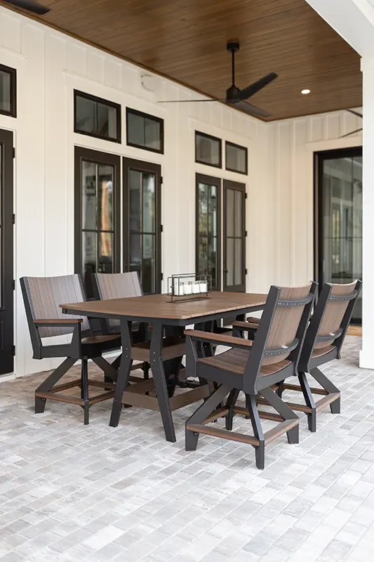 Harbor 44" x 72" Rectangular Bar Table