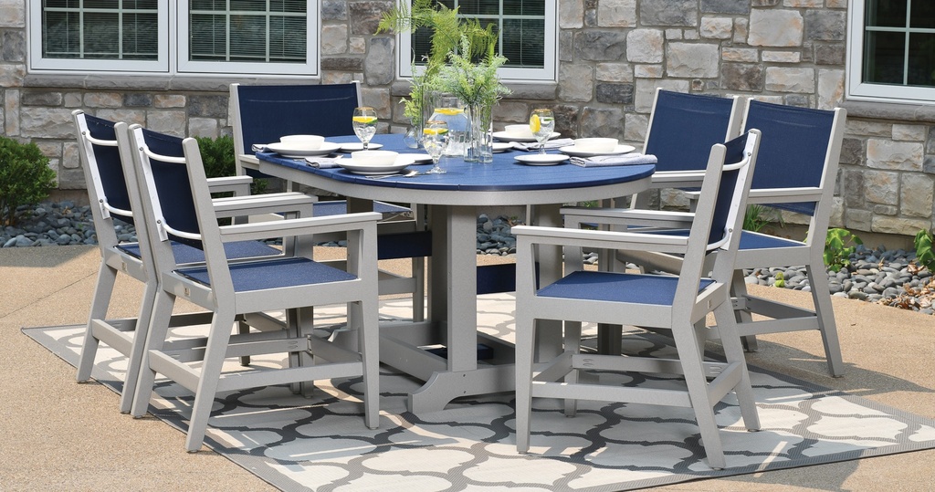 Garden Classic 33&quot; Square Table Dining Height Poly Outdoor Furniture