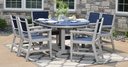 Garden Classic 33" Square Table Dining Height Poly Outdoor Furniture