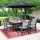 Garden Classic 44" x 96" Rectangular Table Bar Height Patio Furniture