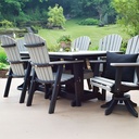 Garden Classic 44" x 96" Rectangular Table Bar Height Patio Furniture