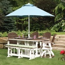Garden Classic 44" x 96" Rectangular Table Counter Height Patio Furniture