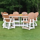 Garden Classic 44" x 96" Rectangular Table Counter Height Patio Furniture