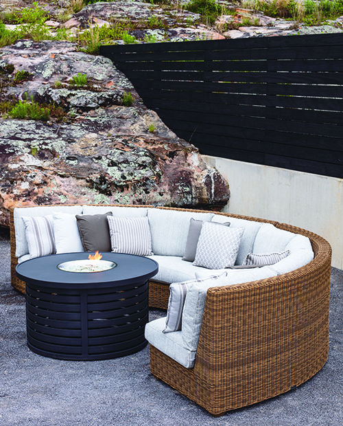 Oasis 42" Round Gas Fire Pit