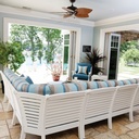 Classic Terrace Center Armless Chair Outdoor Patio Furniture